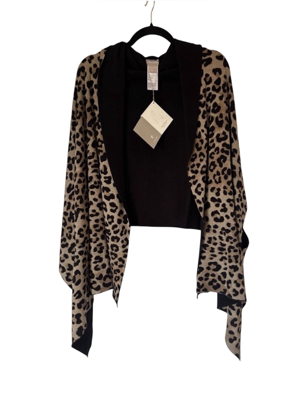 Chico’s Reversible Travel Wrap in Animal Print
